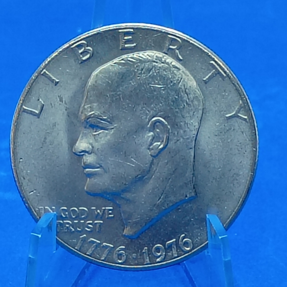 Bicentennial (1776-1976) Philadelphia Minted Dollar In AU Condition